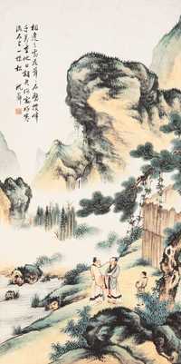 沈乡 山水 立轴